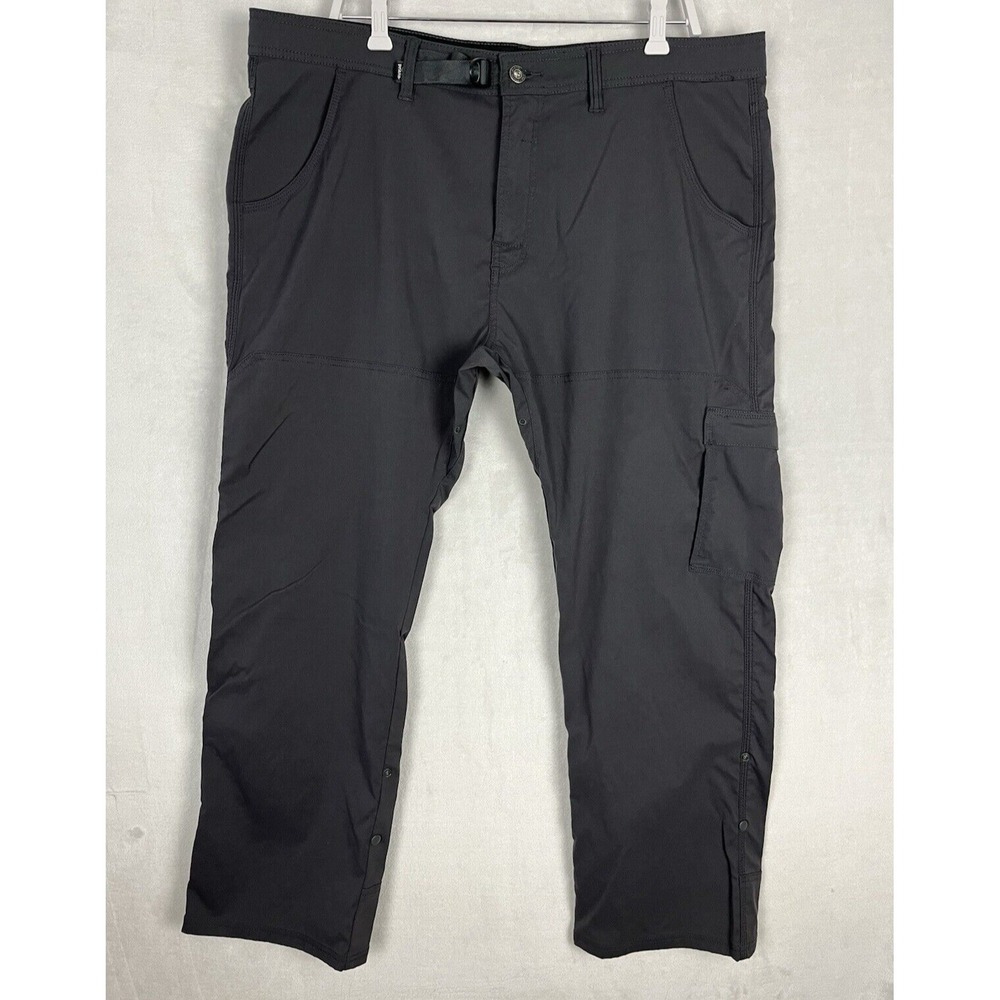 prAna Zion Cargo Pants Men 40x30 Gray Stretch Hiking Outdoor M4ST30116 Good